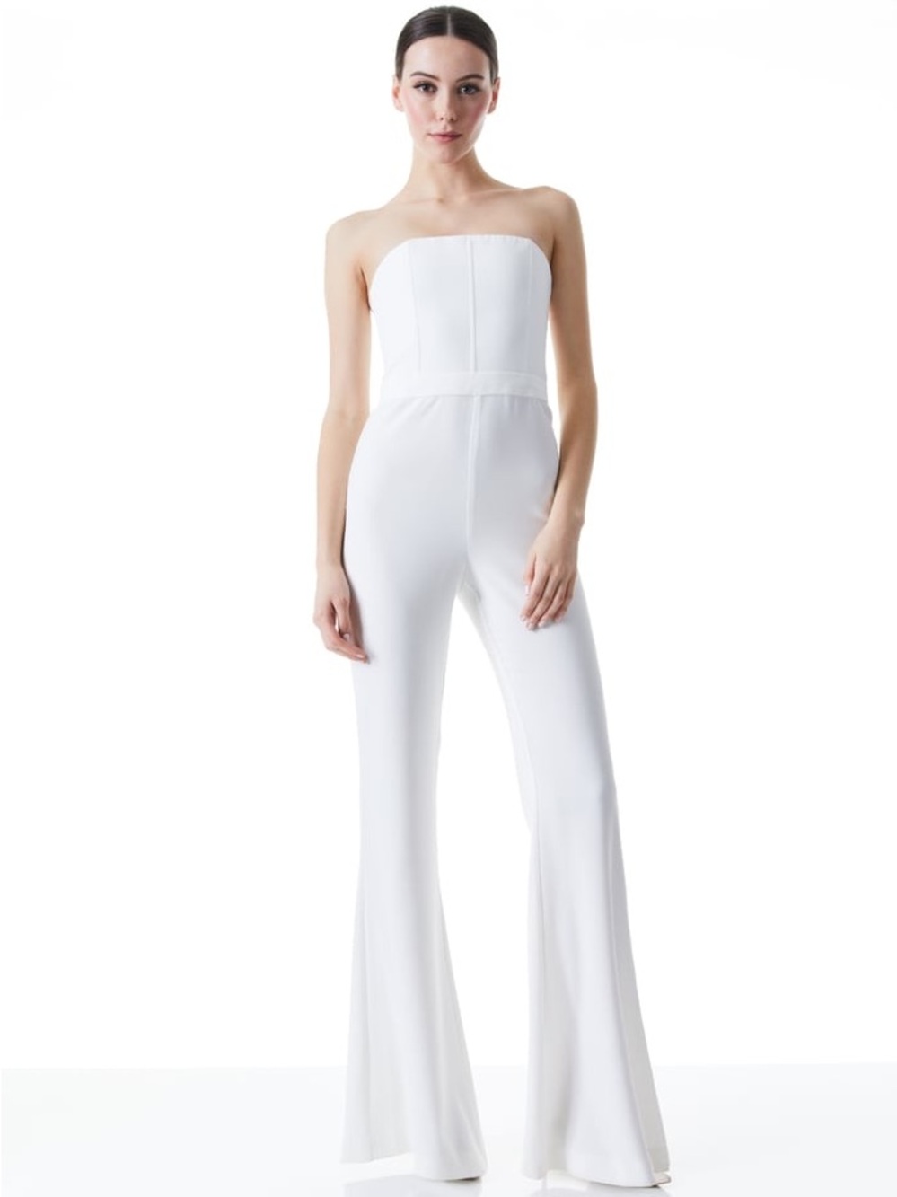 Alice + Olivia White jumpsuit